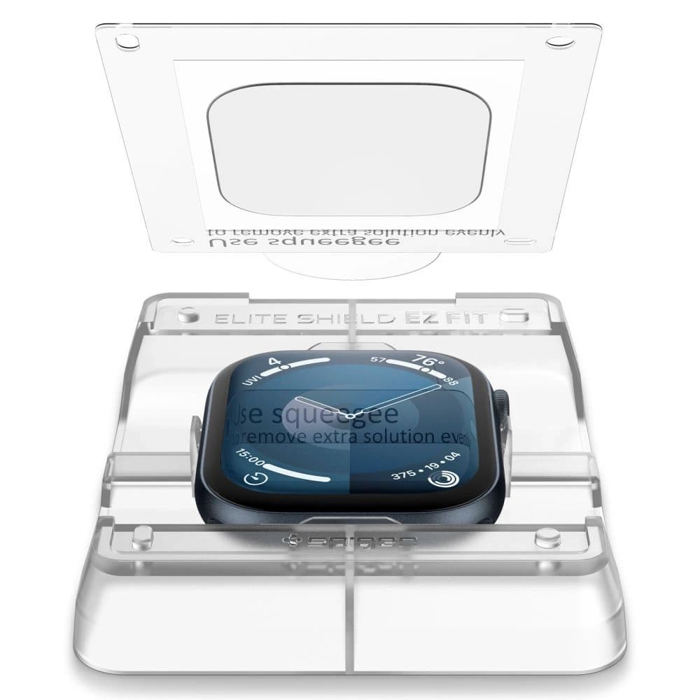 Spigen Elite Shield Ez Fit Apple Watch 10 / 11 46mm Clear [2 PACK] - 3