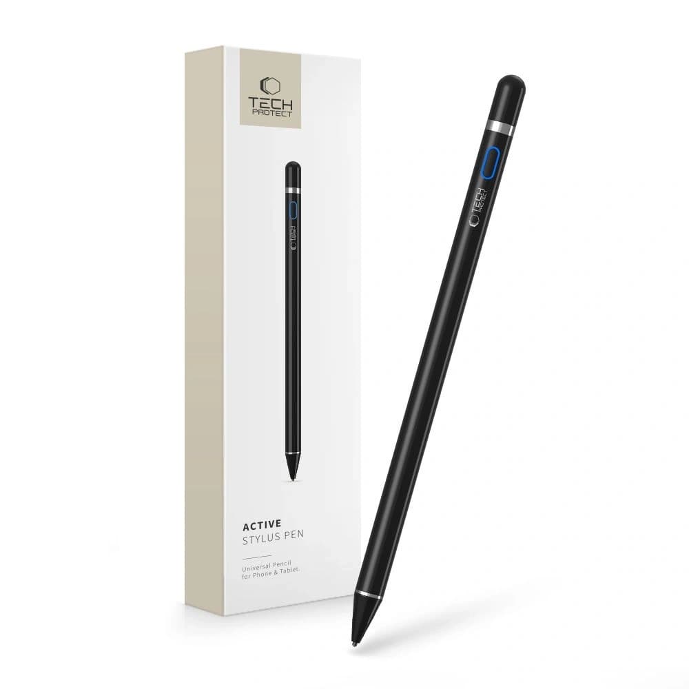 Tech-Protect Aktiver Stylus Stift Schwarz - 1