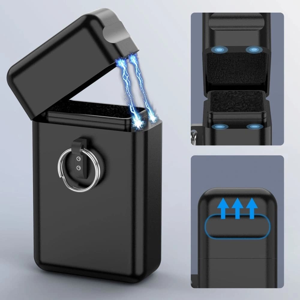 Tech-Protect KLR200 Faraday-Käfig Metall Schlüssel los RFID Signal Blocker Case Schwarz - 4