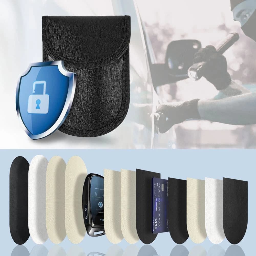 Tech-Protect KLR100 faraday cage Pouch Keyless RFID Signal Blocker Case Black - 2