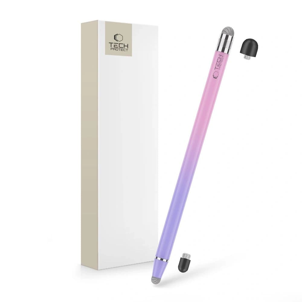 Tech-Protect USP100 4-Spitzen Touch-Stift Violett/Pink - 1
