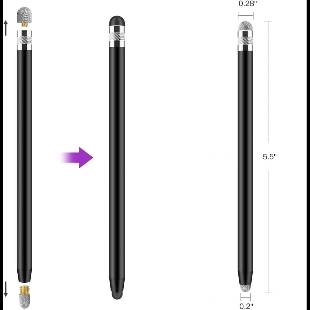 Tech-Protect USP100 4-Spitzen Touch-Stift Violett/Pink - 3