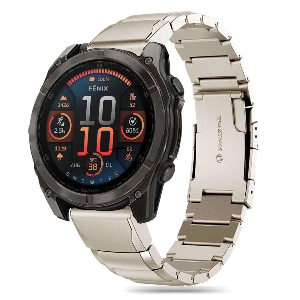 Tech-Protect Stahlband Garmin Fenix 5x / 5x Plus / 6x / 6x Pro / 7x / 8 51mm Titan - 1