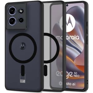 Tech-Protect MagMat MagSafe Motorola Edge 50 Neo Matte Black