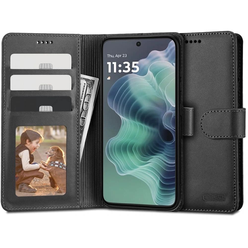 Tech-Protect Wallet Motorola Moto G35 5G Black - 1