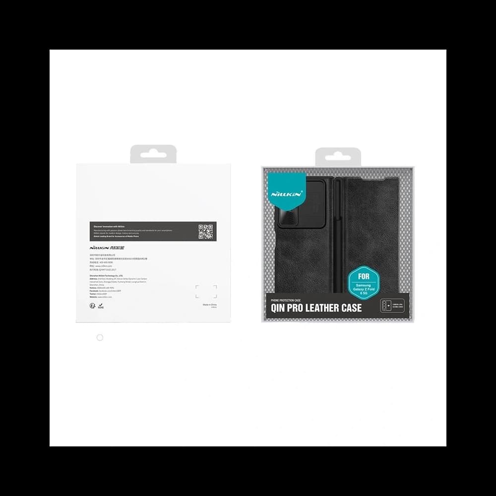 Nillkin Qin Pro Leather Case Samsung Galaxy Z Fold 6 black - 6