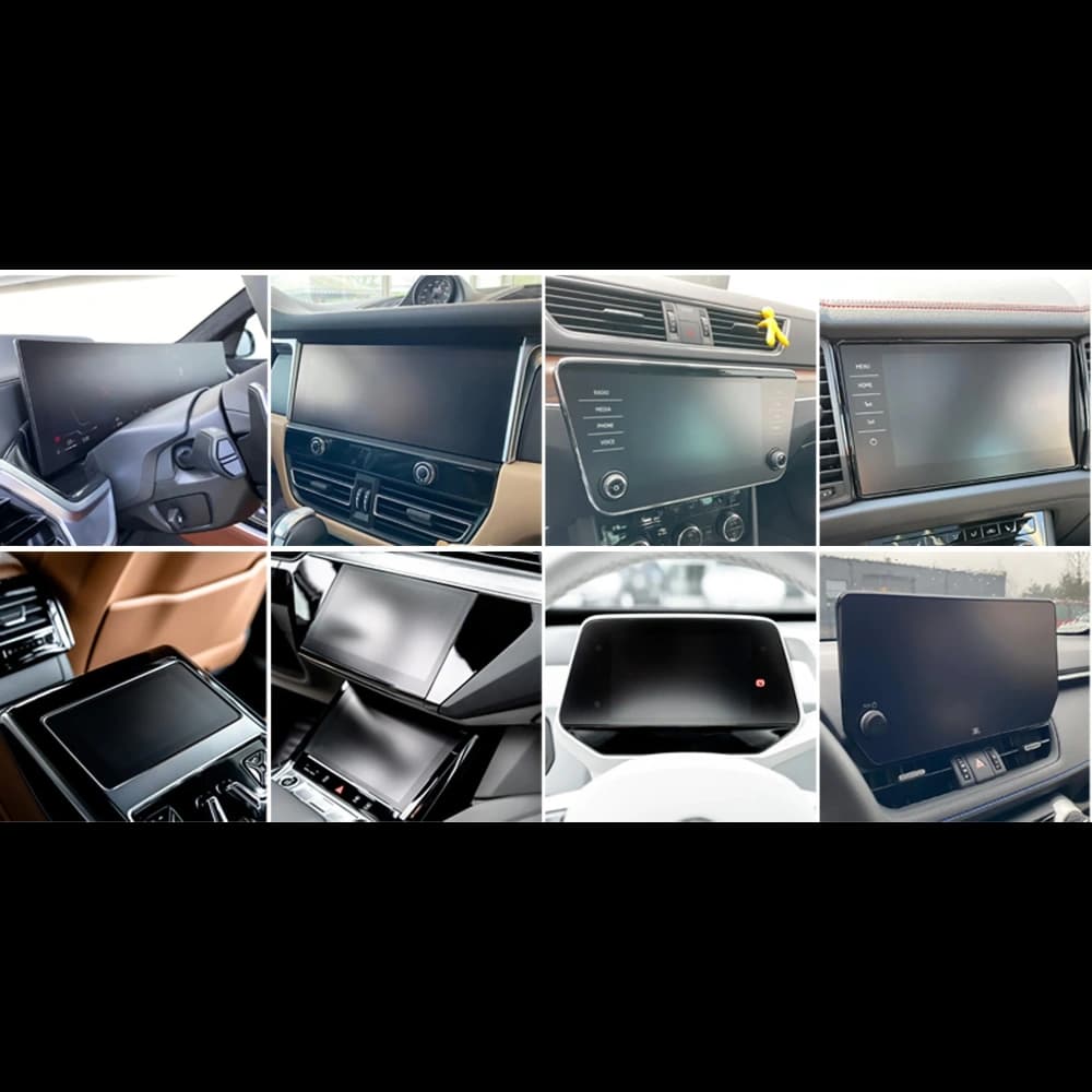 Matte GrizzGlass CarDisplay Protection Seat Leon 4 12,9" Facelift 2024-2025 [2in1] - 9