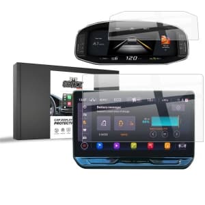 Ceramic GrizzGlass CarDisplay Protection Seat Leon 4 12,9" Facelift 2024-2025 [2in1]