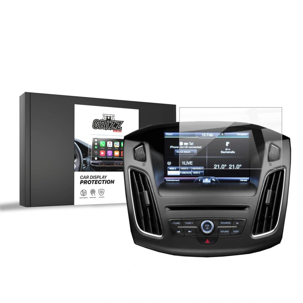 Ceramic GrizzGlass CarDisplay Protection Ford Focus 3 Facelift 2014-2019 - 1