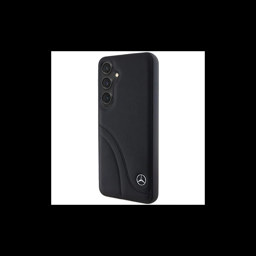 Mercedes MEHCS24S23RBCSK Samsung Galaxy S24 Hartschale Leder mit gebogenen Nähten schwarz - 2