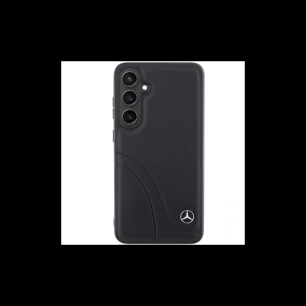 Mercedes MEHCS24S23RBCSK Samsung Galaxy S24 Hartschale Leder mit gebogenen Nähten schwarz - 3