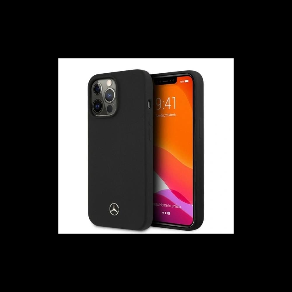 Mercedes MEHMP13LSILBK Apple iPhone 13 / 13 Pro Hartschale Silikon Magsafe schwarz - 1