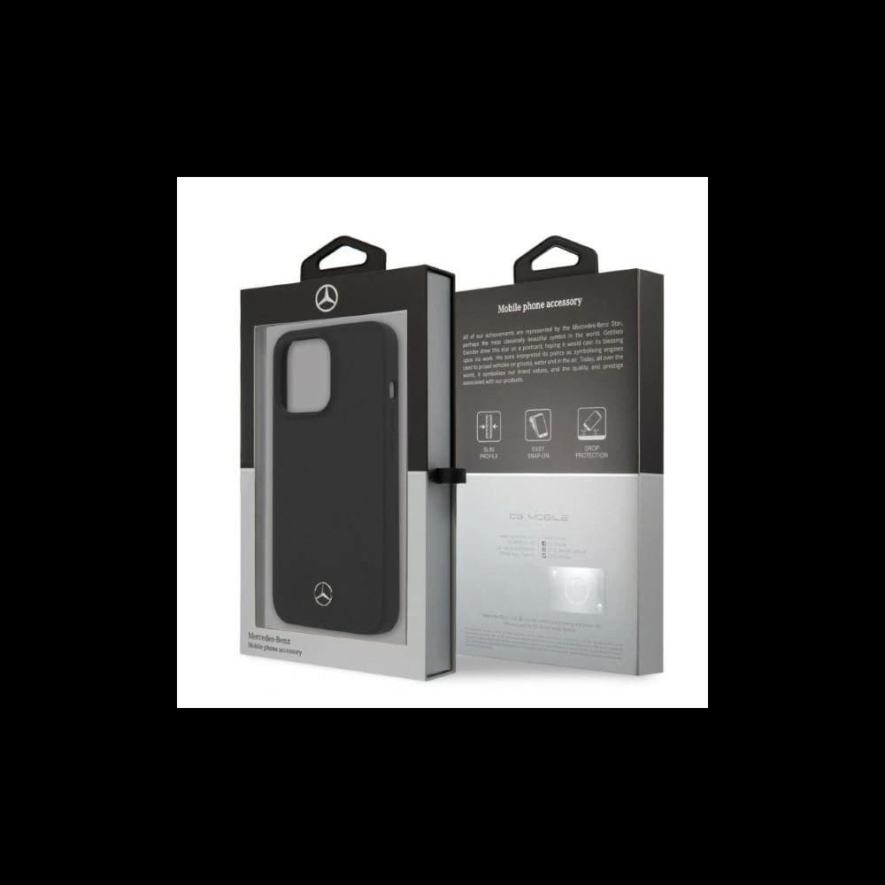 Mercedes MEHMP13LSILBK Apple iPhone 13 / 13 Pro Hartschale Silikon Magsafe schwarz - 7