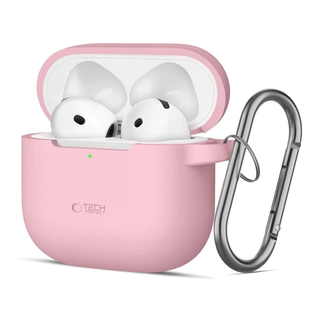 Tech-Protect Silicone Hook Apple Airpods 4 Dusty Pink - 1