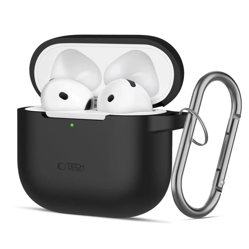 Tech-Protect Silicone Hook Apple Airpods 4 Black - 1