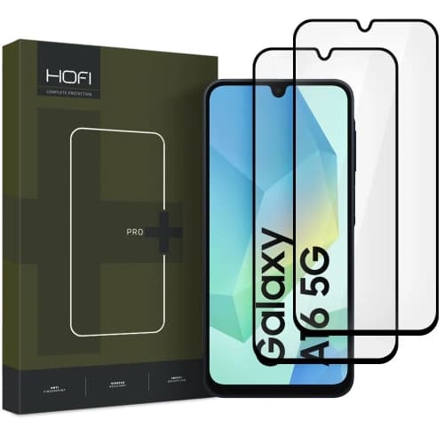 Hofi Glass Pro+ Samsung Galaxy A16 4G / 5G Schwarz [2 PACK]