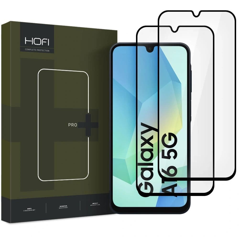 Hofi Glass Pro+ Samsung Galaxy A16 4G / 5G Schwarz [2 PACK] - 1