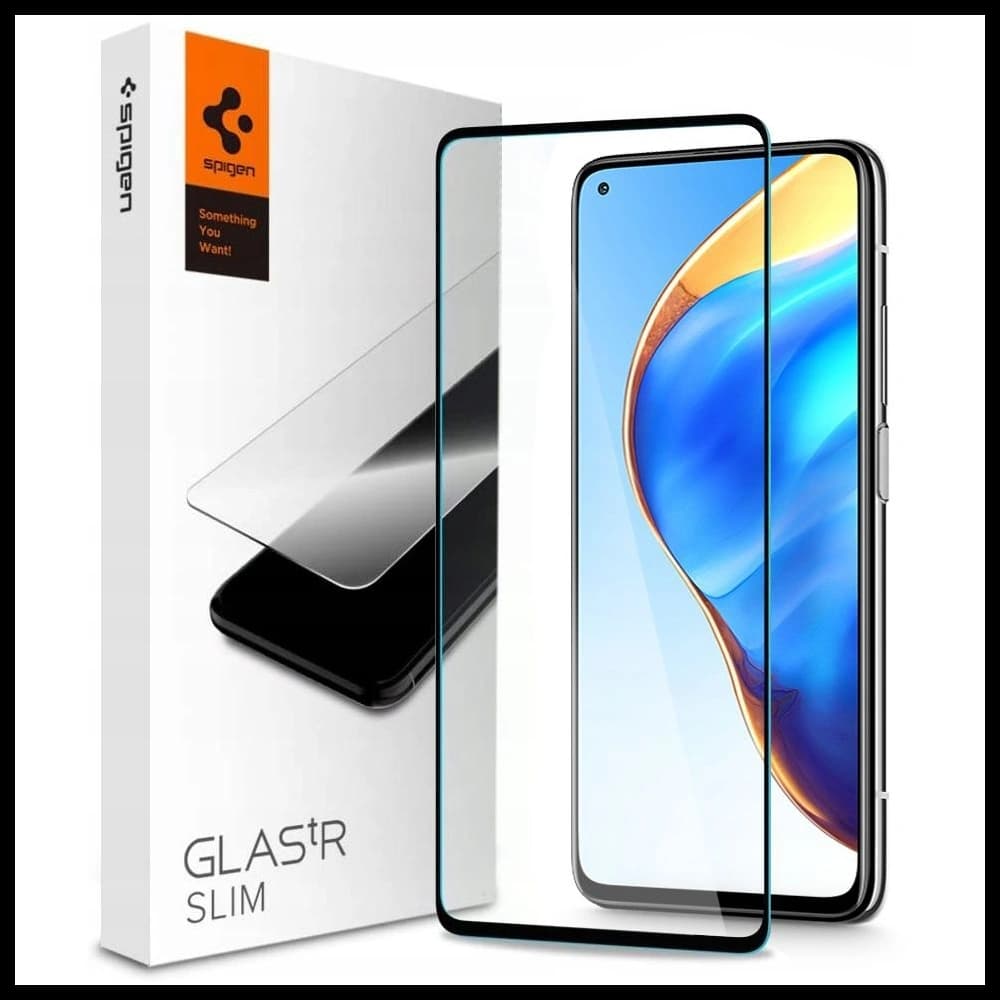 [OUTLET] Tempered glass Spigen GLAS.tR Slim Xiaomi Mi 10T/10T Pro Black - 1
