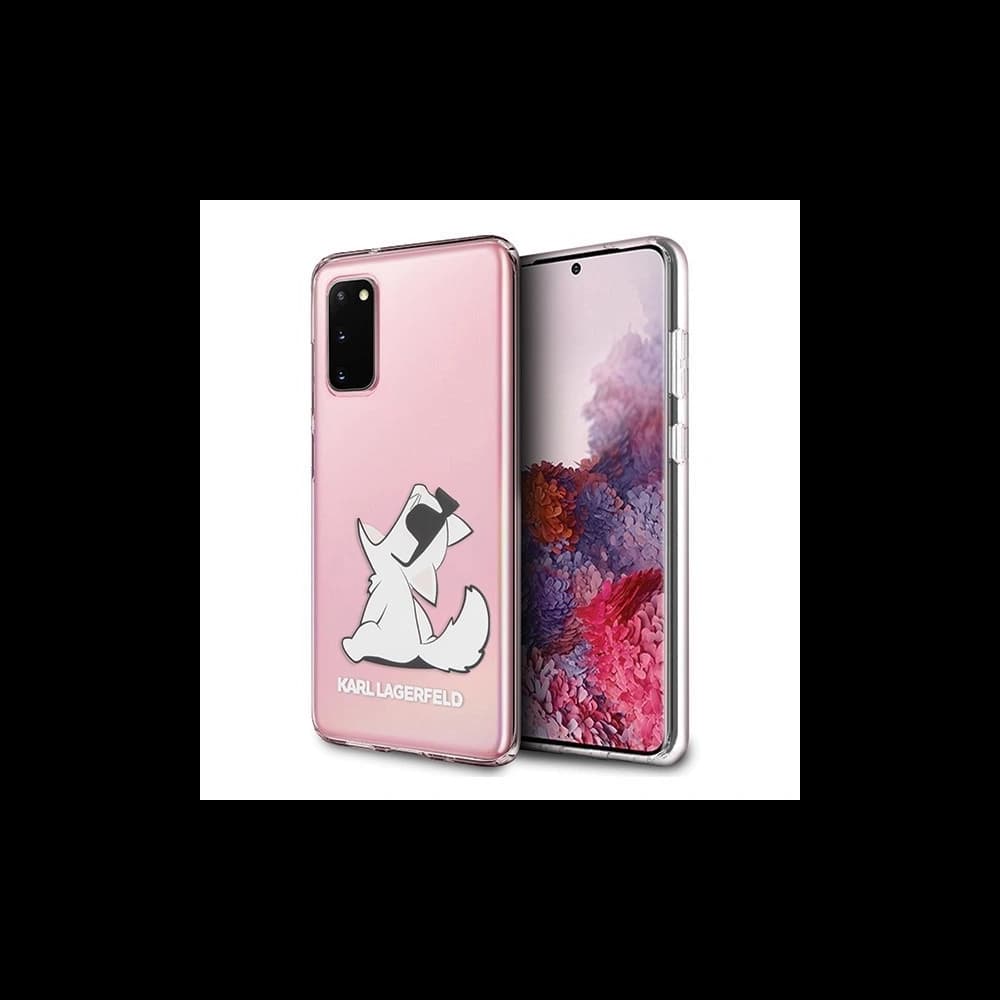 Karl Lagerfeld Samsung Tasche KLHCS62CFNRC Galaxy S20 transparent Choupette Fun - 1