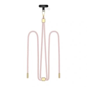 Tech-Protect C2S Rope Crossbody Strap Baby Pink/gold