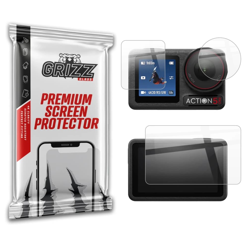 GrizzGlass HybridGlass DJI Osmo Action 5 Pro - 1