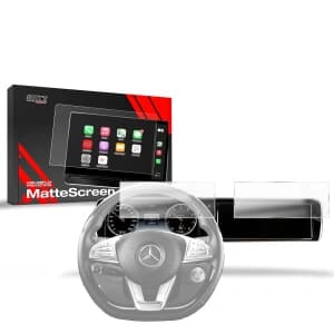 Matte GrizzGlass CarDisplay Protection Mercedes S Class Coupe W222 (2013-2017) [2in1]