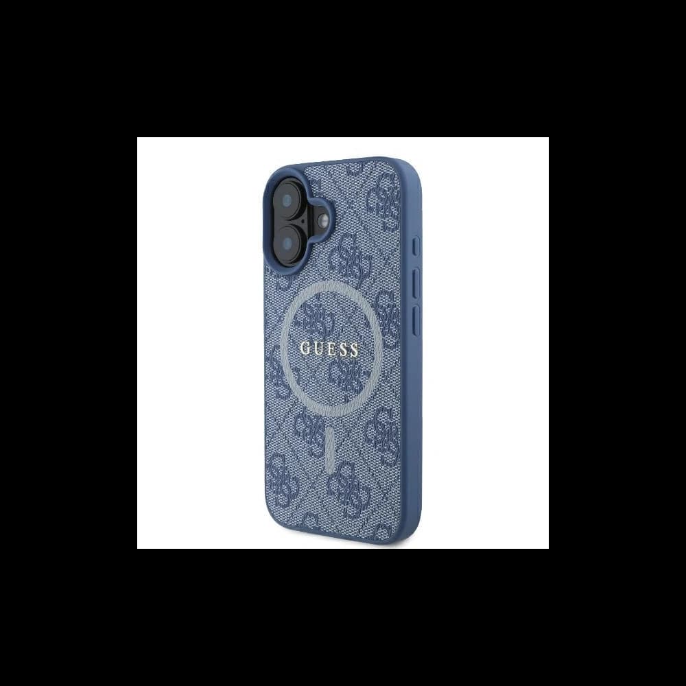 Guess GUHMP16MG4GFRB Apple iPhone 16 Plus Hardcase 4G Ring Classic Logo MagSafe blau - 2