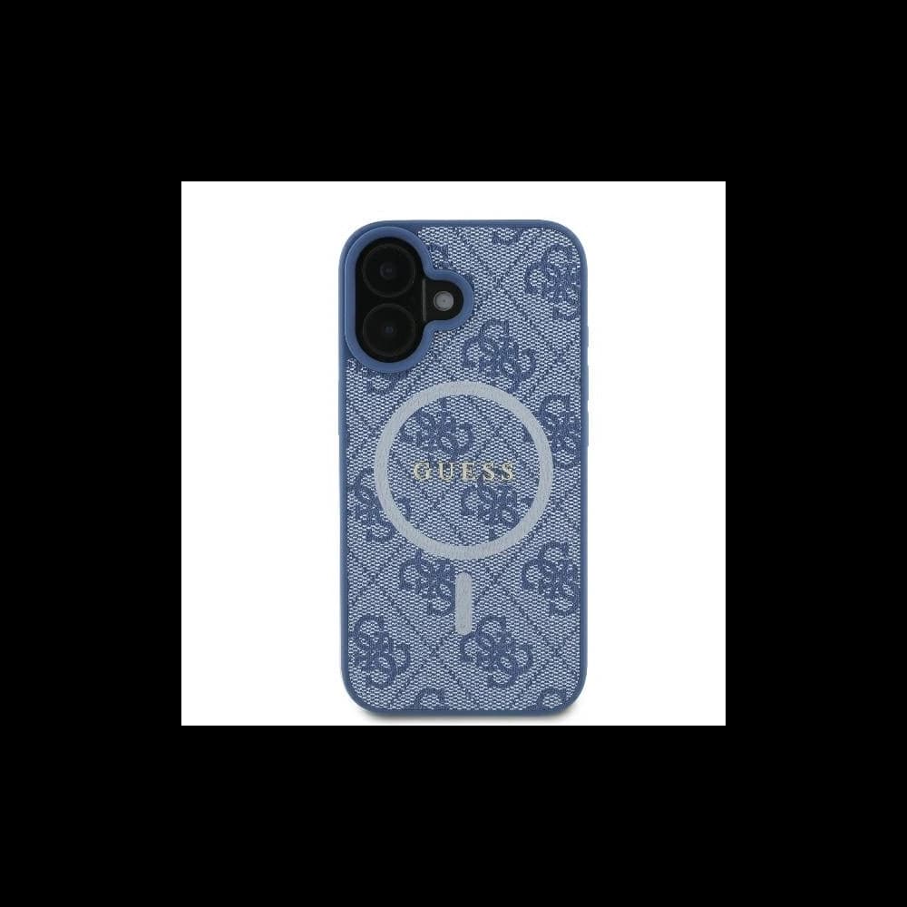 Guess GUHMP16MG4GFRB Apple iPhone 16 Plus Hardcase 4G Ring Classic Logo MagSafe blau - 3