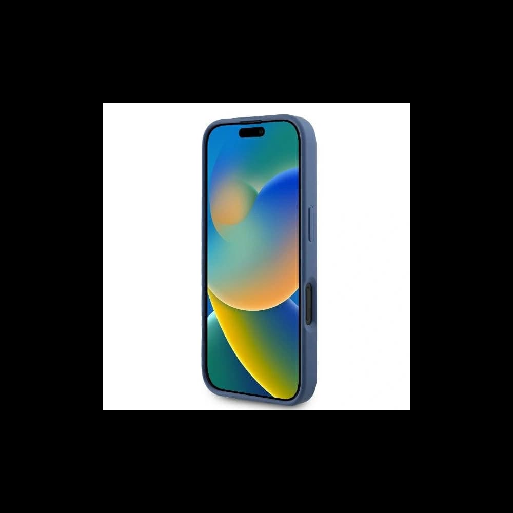 Guess GUHMP16MG4GFRB Apple iPhone 16 Plus Hardcase 4G Ring Classic Logo MagSafe blau - 5