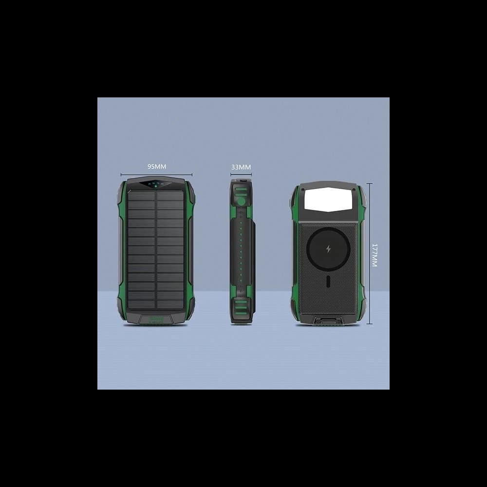 4smarts TitanPack Rugged UltiMag 20000mAh Solar-Powerbank grün - 3