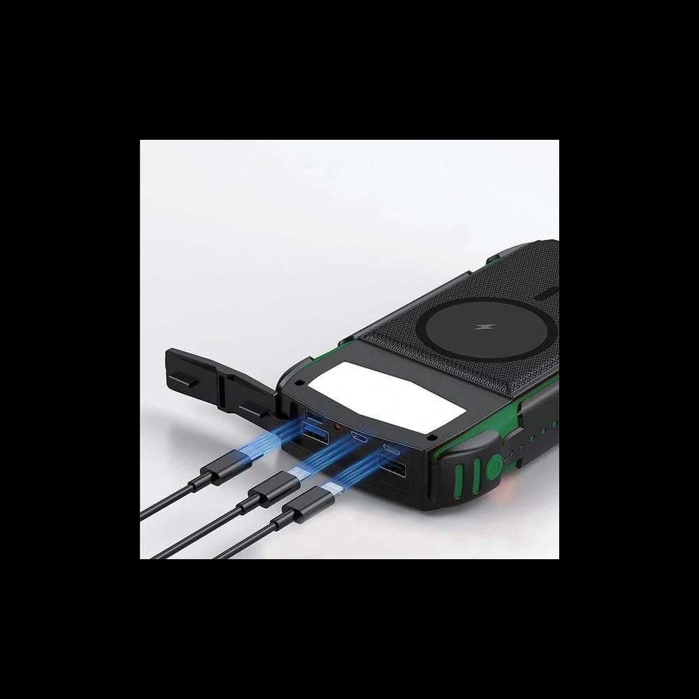 4smarts TitanPack Rugged UltiMag 20000mAh Solar-Powerbank grün - 5