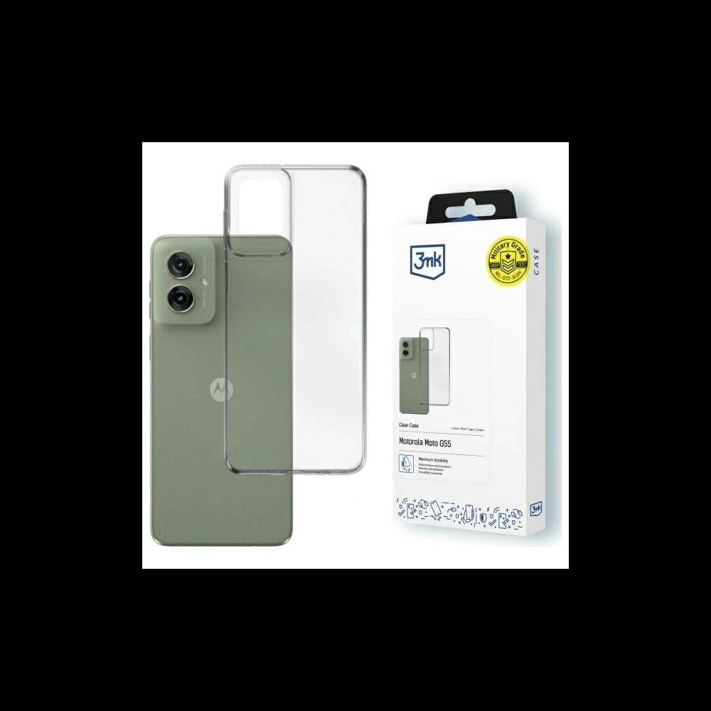 3MK Clear Case Motorola Moto G55 5G - 1