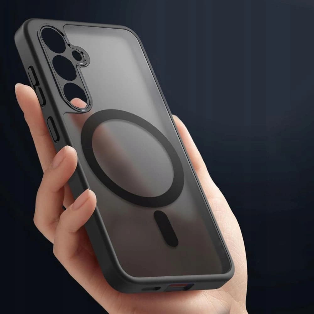 Tech-Protect Magmat MagSafe Samsung Galaxy S24 FE Matte Black - 2