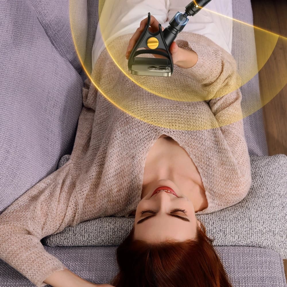 Joyroom JR-ZS389 phone holder with flexible arm for desk black - 12