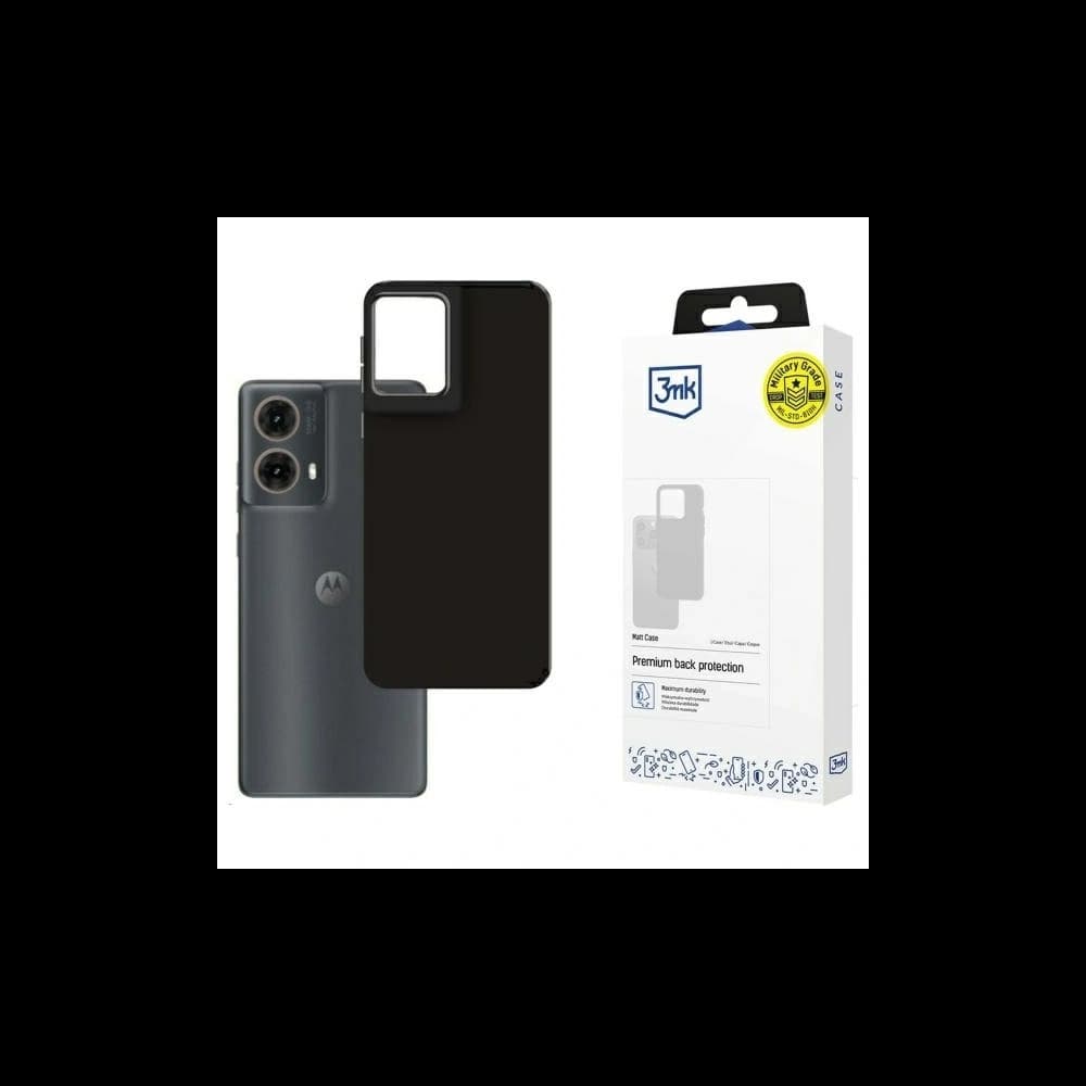 3MK Matt Case Motorola Moto G85 schwarz - 1