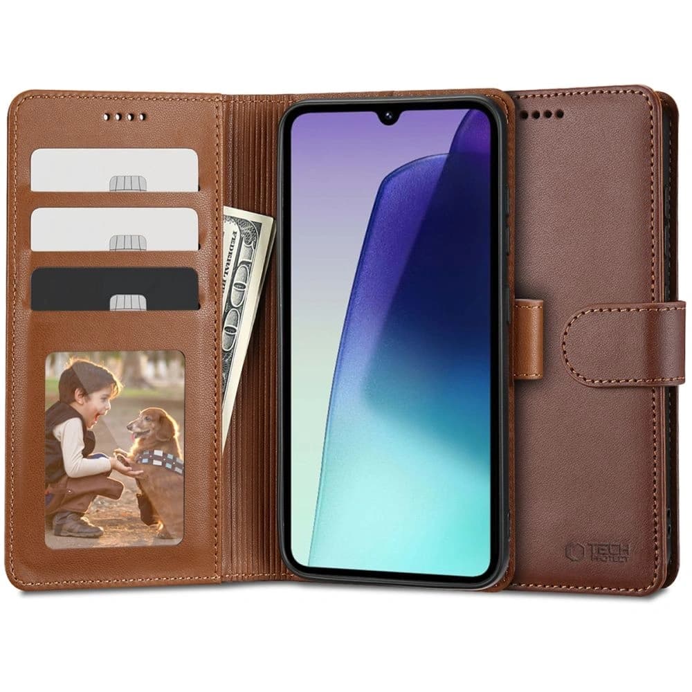 Tech-Protect Wallet Xiaomi Redmi 14C / Poco C75 Braun - 1