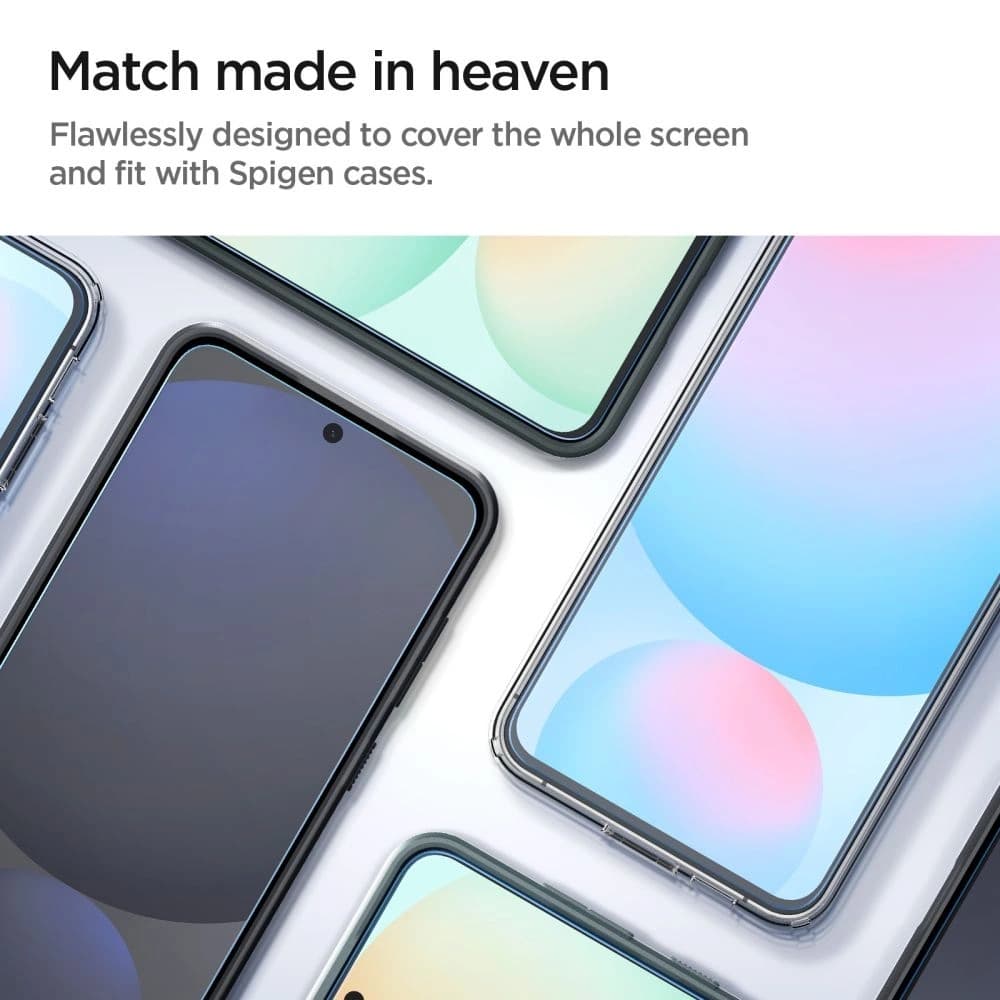 Spigen GLAS.tR ez Fit Samsung Galaxy S24 FE Clear [2 PACK] - 10