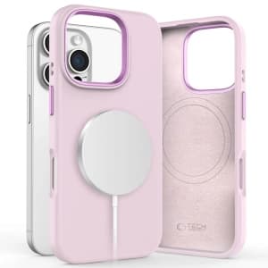 Tech-Protect Silikon Pure MagSafe Apple iPhone 16 Pro Pink Pearl