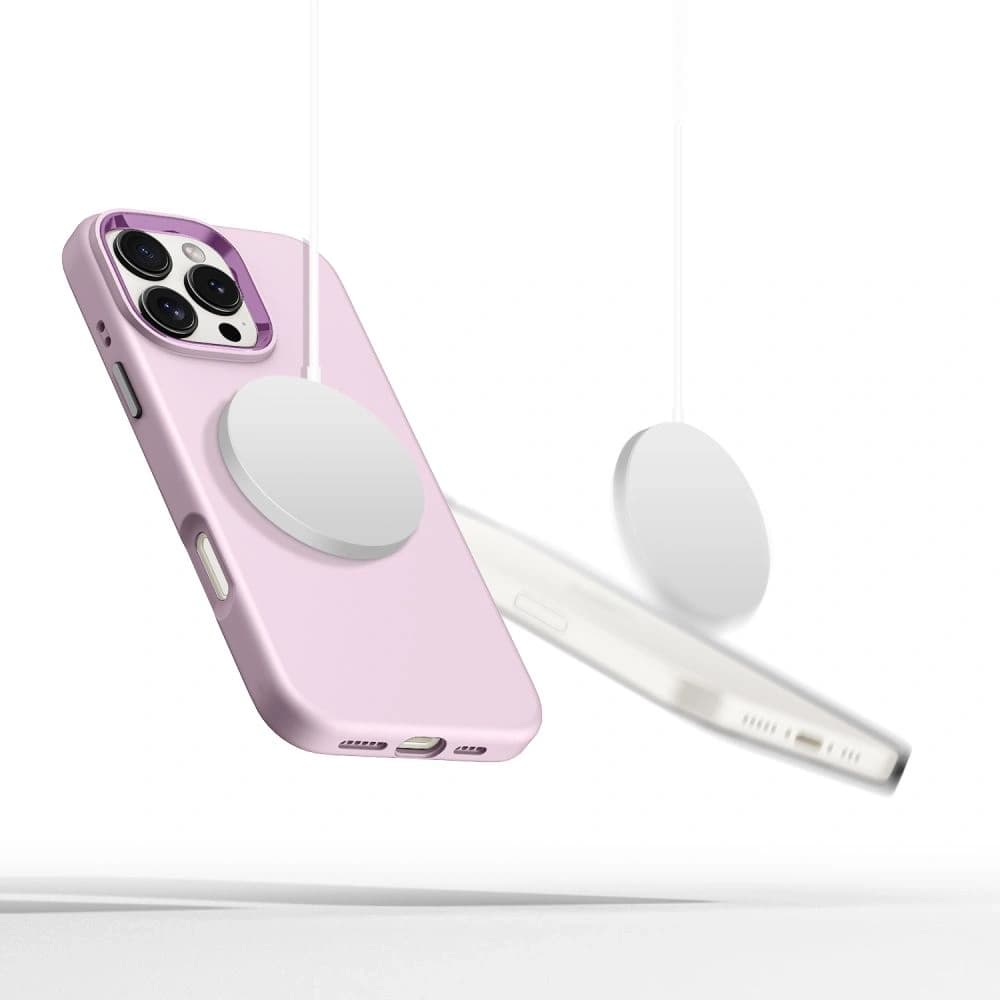 Tech-Protect Silikon Pure MagSafe Apple iPhone 16 Pro Pink Pearl - 2