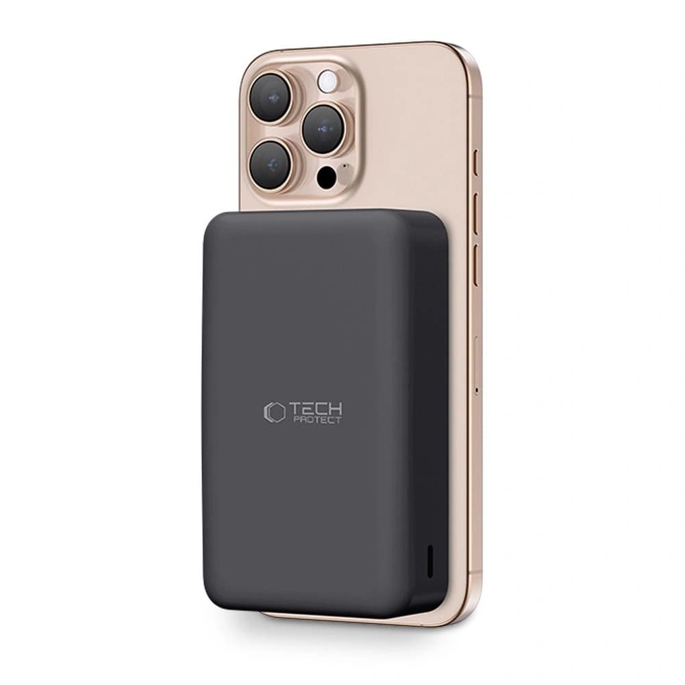 Tech-Protect PB12 LifeMag Powerbank 15W MagSafe 20000mah Black - 2