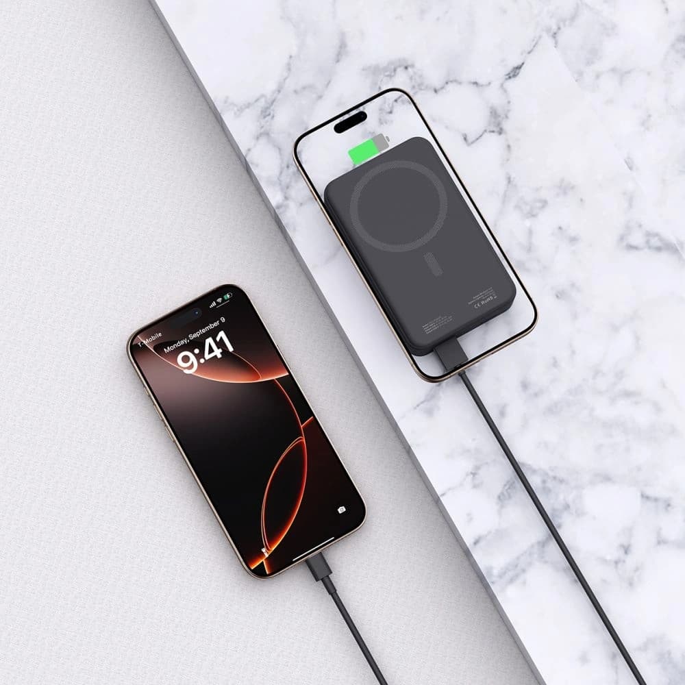 Tech-Protect PB12 LifeMag Powerbank 15W MagSafe 20000mah Black - 6