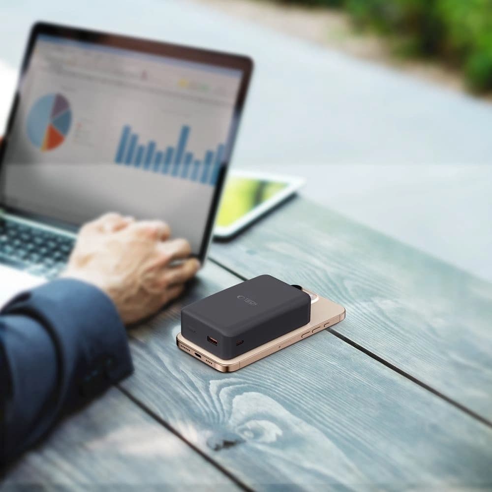 Tech-Protect PB12 LifeMag Powerbank 15W MagSafe 20000mah Black - 9