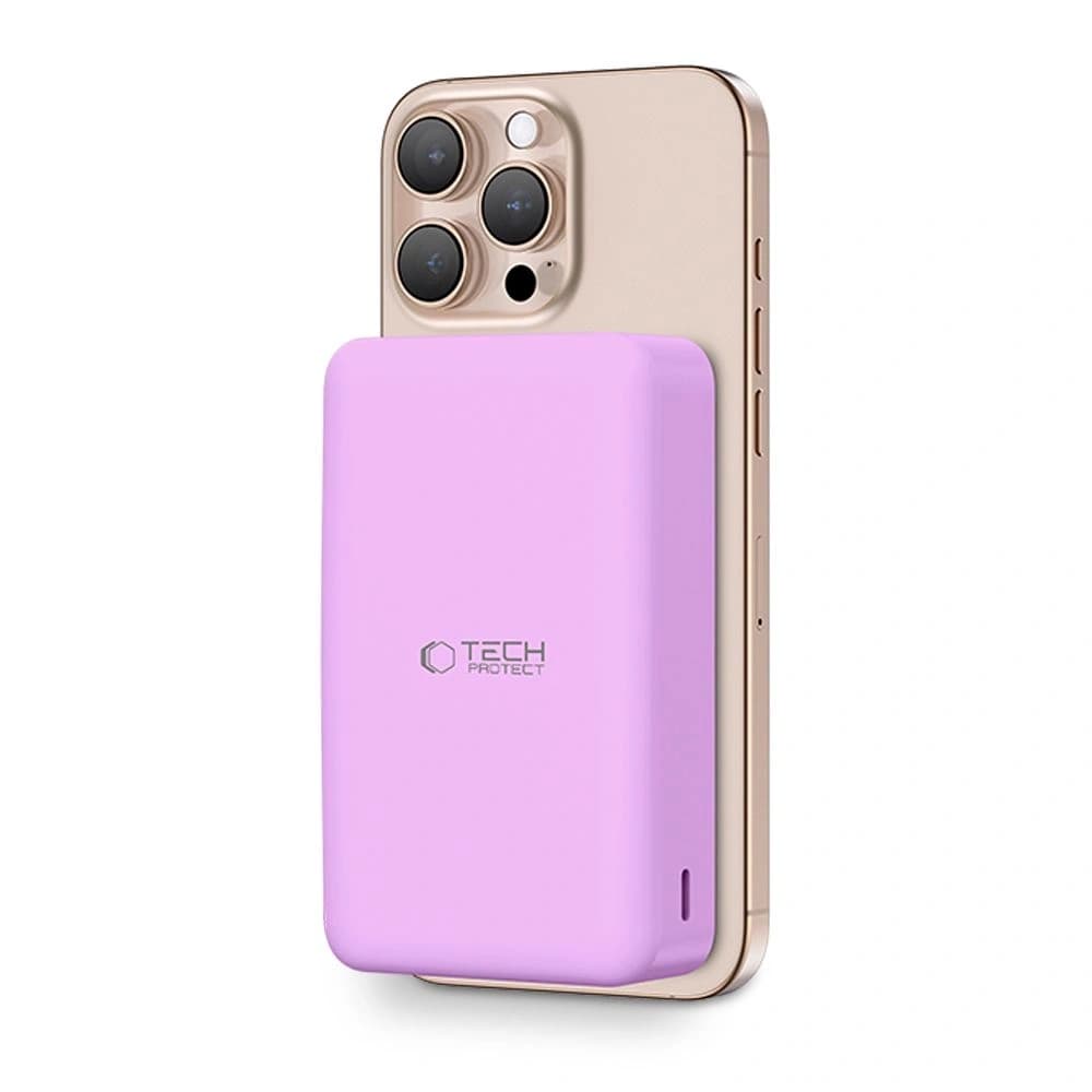 Tech-Protect PB12 LifeMag Powerbank 15W MagSafe 20000mah Lilac - 2
