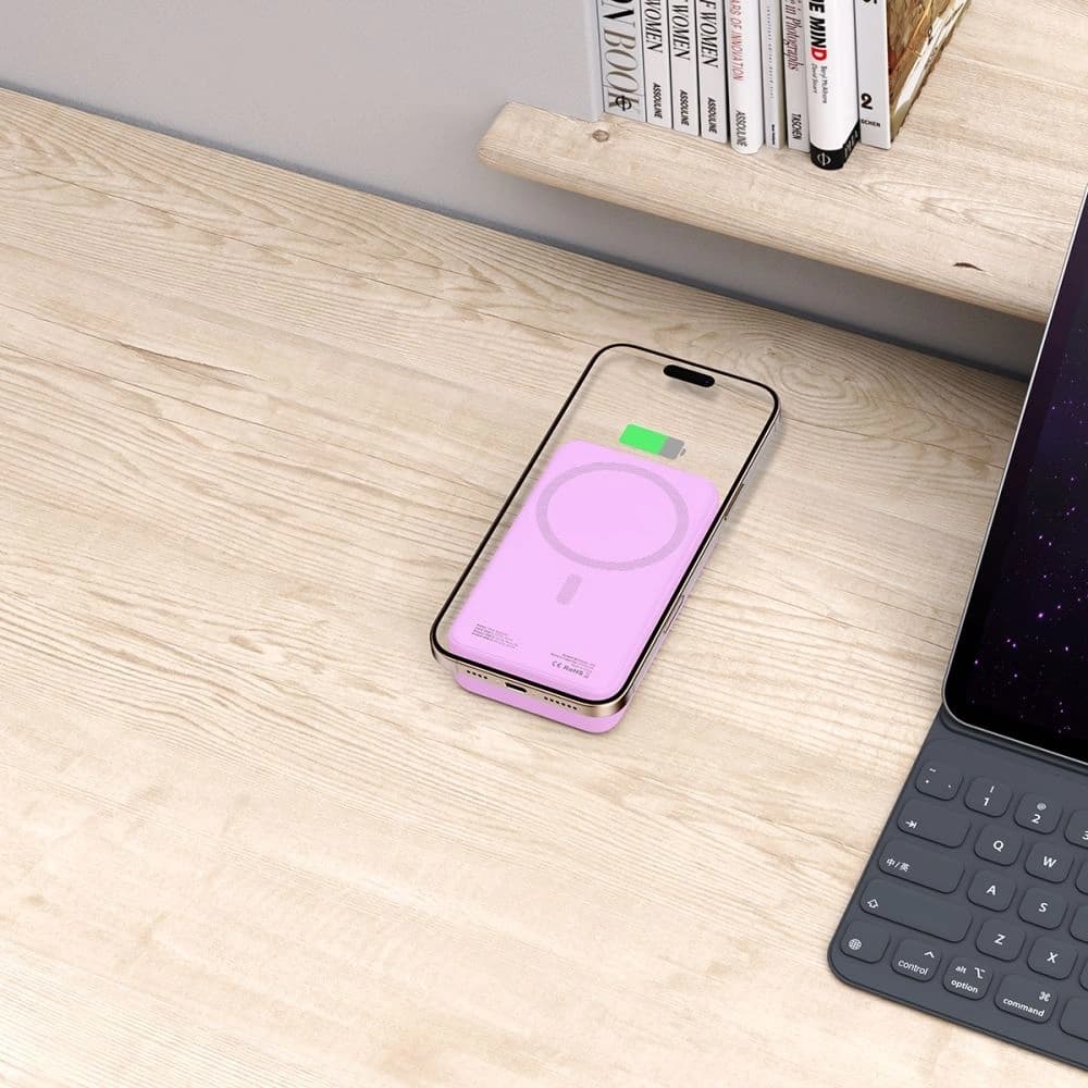 Tech-Protect PB12 LifeMag Powerbank 15W MagSafe 20000mah Lilac - 7