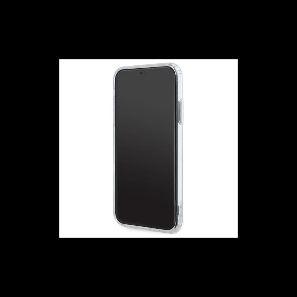 Karl Lagerfeld KLHMN61HLSCHH Apple iPhone 11 / XR Hartschale IML Metall Choupette Kopf MagSafe weiß - 5