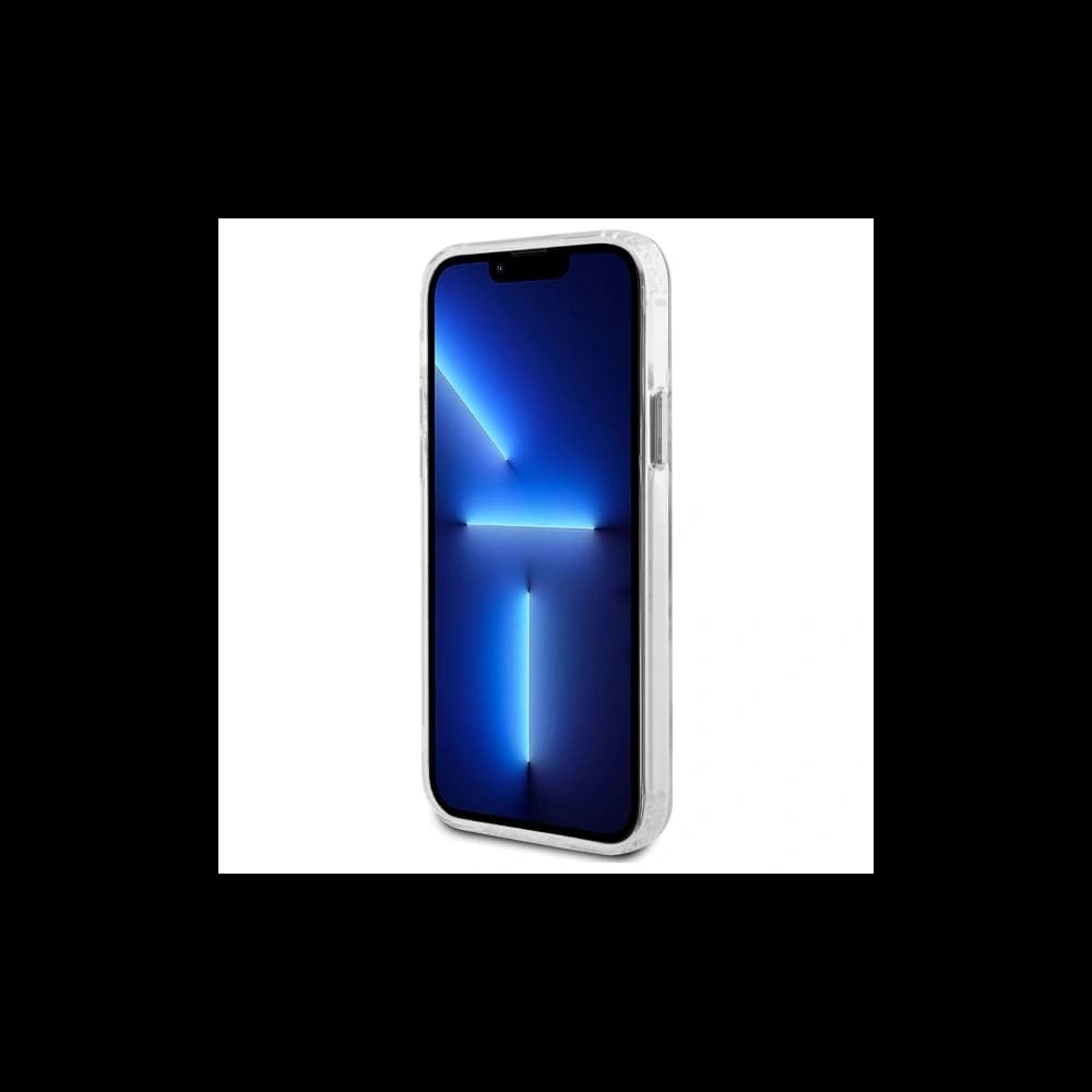 Karl Lagerfeld KLHMP12MHLSCHH Apple iPhone 12 / 12 Pro Hartschale IML Metall Choupette Kopf MagSafe weiß - 5