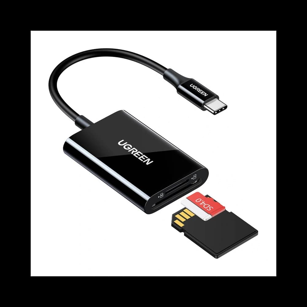 UGREEN CM265 USB-C / SD, MicroSD Kartenleser (schwarz) - 1