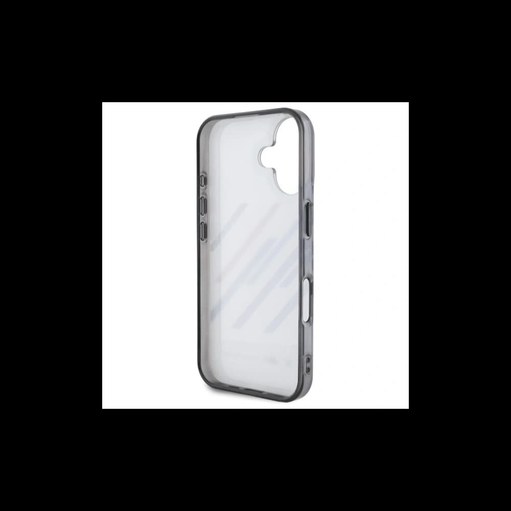 BMW BMHCP16M23HTRAG Apple iPhone 16 Plus Hardcase Motorsport IML Zufällige Streifen grau - 7