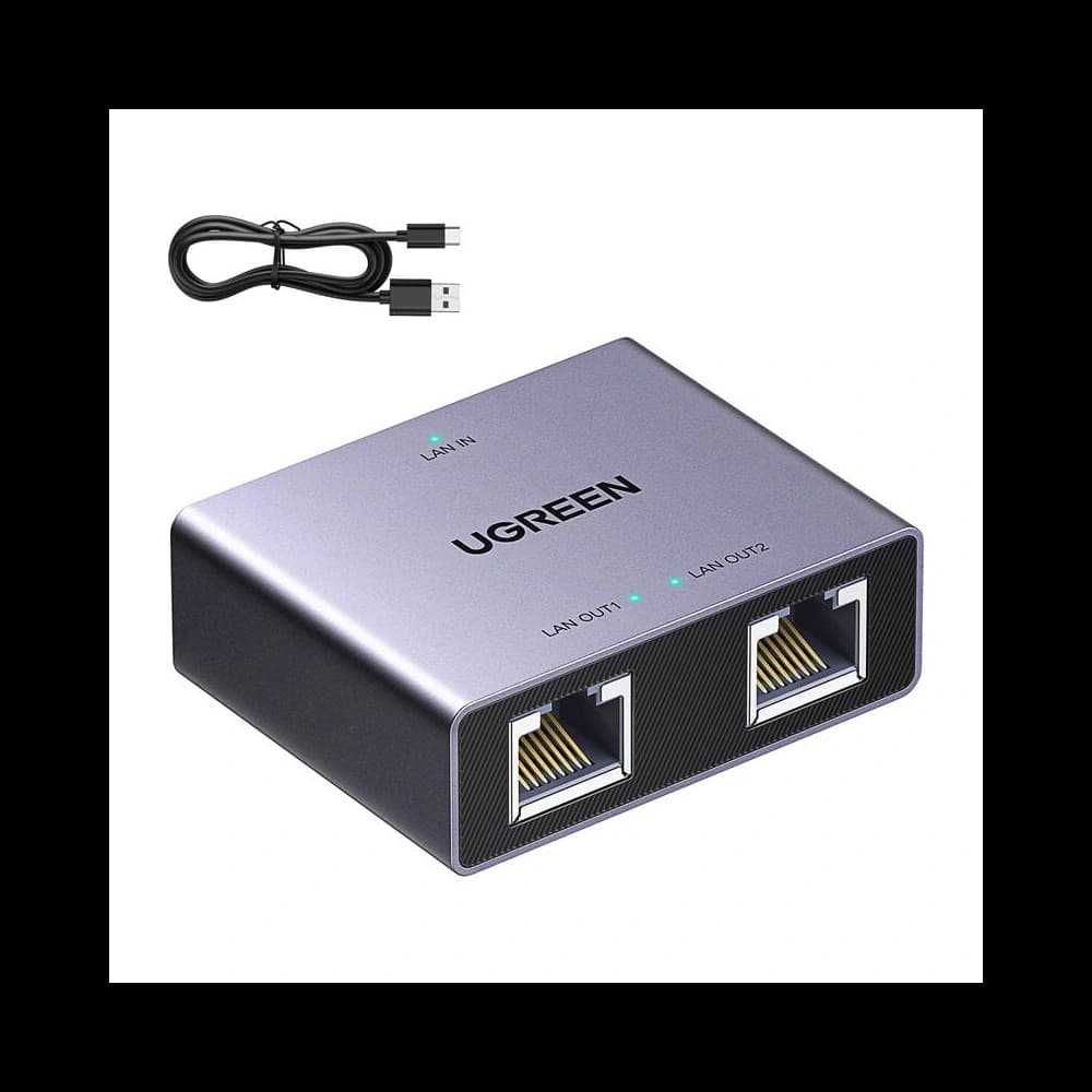 UGREEN NW301 ethernet splitter adapter (1x2) - 3