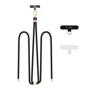 Tech-Protect C7S Rope Crossbody Strap Black/gold